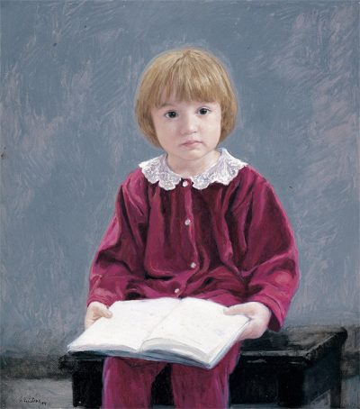 Eva. 1994. Oil on wood. 53×47 cm